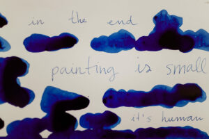 What is it that makes a painting be a painting? - Anna Dot. Foto: Tudor Popa What is it that makes a painting be a painting? - Anna Dot. Foto: Tudor Popa